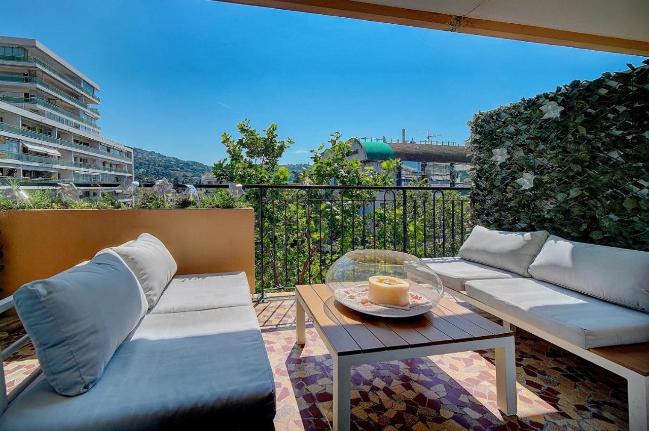 Elisa - Traversant - Terrasse - Verriere Cote D'Azur Cannes Kültér fotó
